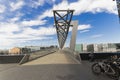 Akrobaten pedestrian bridge in Oslo, Norway Royalty Free Stock Photo