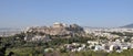 Akropolis and Lykavisttos in Athens Royalty Free Stock Photo