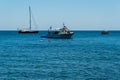 Aegean Sea Boats Royalty Free Stock Photo