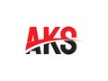 AKS Letter Initial Logo Design Vector Illustration Royalty Free Stock Photo