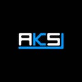 AKS letter logo creative design with vector graphic, Royalty Free Stock Photo