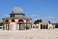 Aksa Masjid is located in the city of Jerusalem, ÃÂ°srael. Royalty Free Stock Photo