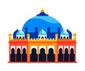 Akshardham - modern flat design style single isolated image