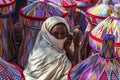 Basket market in Aksum, Ethiopia.