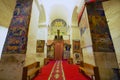 Interior of the church of Our Lady Mary of Zion in Aksum, Ethiopia. Royalty Free Stock Photo