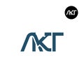 AKT Logo Letter Monogram Design Royalty Free Stock Photo