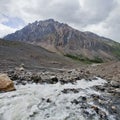 Aktru river, Altai Mountains landscape.