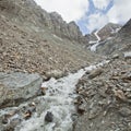 Aktru river, Altai Mountains landscape. Royalty Free Stock Photo