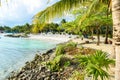 Akumal - paradise bay at Akumal with tropical beach in Quintana Roo, Mexico - turtle beach at caribbean coast Royalty Free Stock Photo