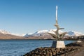 Akureyri boat sculpture