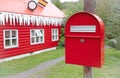 This is the Santa Claus home in Akureyri in the North of Iceland, where visitors come in to