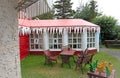 This is the Santa Claus home in Akureyri in the North of Iceland, where visitors come in to