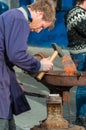 Blacksmith Heating the iron