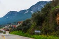 AKYAKA, MUGLA, TURKEY: Beautiful view of the road in the village of of Akyaka.