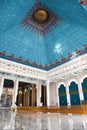 internal of Al Akbar Mosque in surabaya, Java, Indonesia. Royalty Free Stock Photo