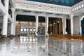 internal of Al Akbar Mosque in surabaya, Java, Indonesia. Royalty Free Stock Photo