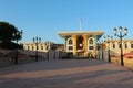 Al Alam Palace sultan residence Old Muscat Oman Royalty Free Stock Photo