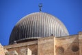 Al-Aqsa Mosque Dome in Jerusalem, Israel Royalty Free Stock Photo