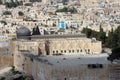 Al-Aqsa mosque, a Muslim holy place located on the Temple Mount in Jerusalem Royalty Free Stock Photo