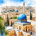 Al-Aqsa Mosque. Old City of Jerusalem.