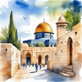 Al-Aqsa Mosque. Old City of Jerusalem.