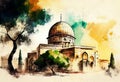 Al-Aqsa Mosque. Old City of Jerusalem.