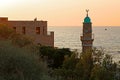 Al-Bahr Mosque or Sea Mosque in Old City of Jaffa, Tel-Aviv Royalty Free Stock Photo
