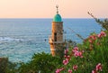Al-Bahr Mosque or Sea Mosque in Old City of Jaffa, Tel-Aviv Royalty Free Stock Photo