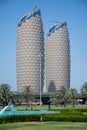 Al Bahr Towers in Abu Dhabi, United Arab Emirates