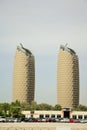 Al Bahr Towers, Abu Dhabi, United Arab Emirates Royalty Free Stock Photo