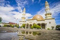 Al-Fatah Mosque, the great mosque of Ambon City, Indonesia. The biggest mosque in the city Royalty Free Stock Photo