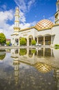 Al-Fatah Mosque, the great mosque of Ambon City, Indonesia. The biggest mosque in the city Royalty Free Stock Photo