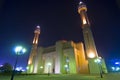 Al-Fatih Mosque night scene Royalty Free Stock Photo