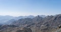 Al Hada Mountain in Taif City, Saudi Arabia with Beautiful View of Mountains and Al Hada road inbetween the mountains.