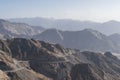 Al Hada Mountain in Taif City, Saudi Arabia with Beautiful View of Mountains and Al Hada road inbetween the mountains. Royalty Free Stock Photo