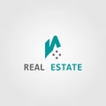 Creative Real Estate House Logo Template Design - Estate Company Logo Icon - Construction Company House Logo Design