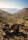 Al Hajar Mountains of Fujairah Royalty Free Stock Photo