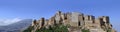 Village panorama in Al Hajarah , Sana'a, Yemen Royalty Free Stock Photo