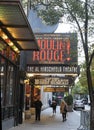 Exterior of Al Hirschfeld Theatre in Manhattan in 2021 Royalty Free Stock Photo
