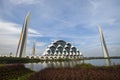 Al Jabbar graet mosque of West Java, a brand new mosque, one of the biggest mosque in West Java, Indonesia