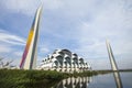 Al Jabbar graet mosque of West Java, a brand new mosque, one of the biggest mosque in West Java, Indonesia