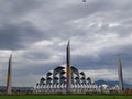 The Al-Jabbar Grand Mosque located in Gedebage is a mosque designed by the Governor of West Java, Ridwan Kamil Royalty Free Stock Photo