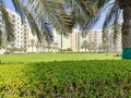 Al khail gate residential complex building Royalty Free Stock Photo