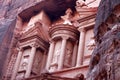Al Khazneh Petra ancient city, Jordan Royalty Free Stock Photo