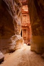 Al Khazneh or The Treasury at Petra Royalty Free Stock Photo