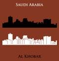 Al Khobar, Saudi Arabia city silhouette
