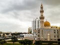 Al Khuwair Zawawi Mosque right view in front of Muscat main road