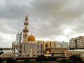 Al Khuwair Zawawi Mosque right view in front of Muscat main road