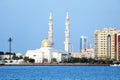 Al layyah Mosque Sharjah, United Arab Emirates. Royalty Free Stock Photo