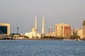 Al layyah Mosque Sharjah, United Arab Emirates. Royalty Free Stock Photo